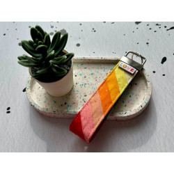 Patchwork - Schlüsselband "Rainbow"