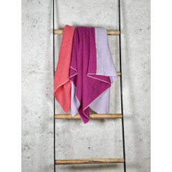 Musselintuch Multicolor "Melone, Magenta & Flieder"
