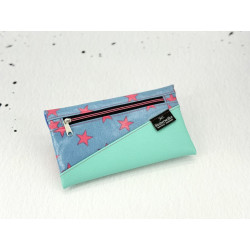 Handytasche / Geldbörse  "Stars Pink" XL