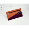 Handytasche / Geldbörse  Colourblocking Edition Kürbis  XL