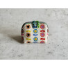 Oil Pouch - Klein 8 Flaschen - Rainbow Flowers Weiss