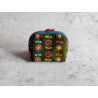 Oil Pouch - Klein 8 Flaschen - Rainbow Flowers Grün