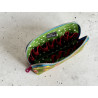 Oil Pouch - Gross 14 Flaschen - Rainbow Flowers Grün