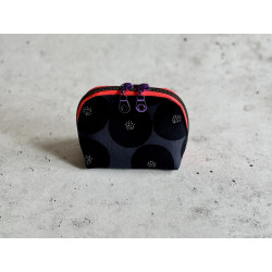 Oil Pouch - Klein 8 Flaschen - Bubbles Schwarz