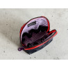 Oil Pouch - Klein 8 Flaschen - Bubbles Schwarz