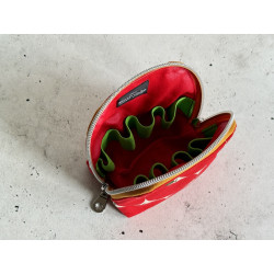 Oil Pouch - Klein 8 Flaschen - Bubbles Rot