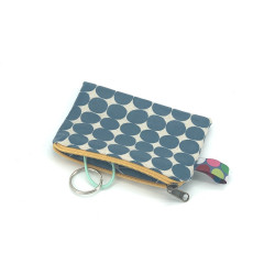 Schlüsseltasche "Petrol Dots"