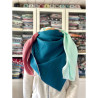Musselintuch Multicolor "Mint, Petrol & Mauve"