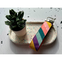 Patchwork - Schlüsselband "Rainbow Shine Bright"