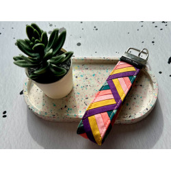 Patchwork - Schlüsselband "Rainbow Holy Moly"