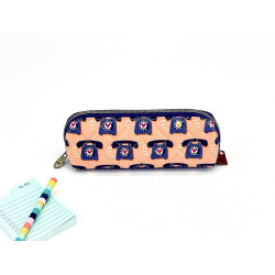 Stiftemäppchen "Lene 2.0" - Quilt Edition - "Retro Telefon Apricot"