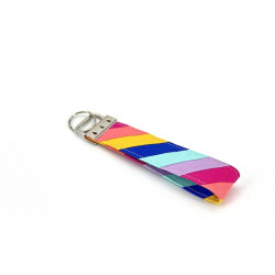 Patchwork - Schlüsselband "Rainbow"