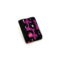 Spatzjournal A6 / Pocket - Kalender & Notizbuchhülle "Pink Bears"