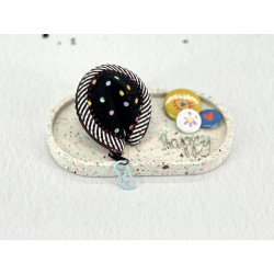 Glückskeks - Täschchen "Bunte Punkte"