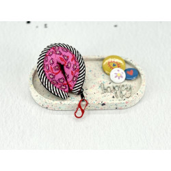 Glückskeks - Täschchen "Smiley Flower Pink"