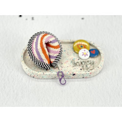 Glückskeks - Täschchen "Lila meets Orange"