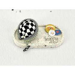 Glückskeks - Täschchen "Black & White"