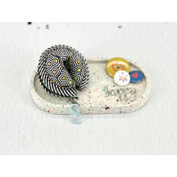 Glückskeks - Täschchen "Hexagon"