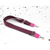 Taschengurt "Black & Pink"