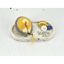 Glückskeks - Täschchen "Spiegelei Gelb"