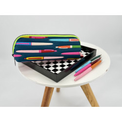 Stiftemäppchen "Lene 2.0" - Quilt Edition - "Pens Dark"