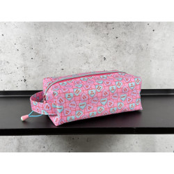 Boxy Bag - "Candy Hearts Pink"