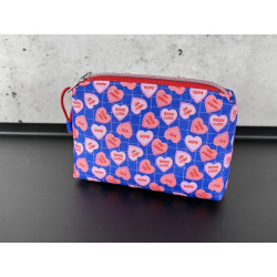 Mini Ne­ces­saire -  "Candy Hearts Blue"